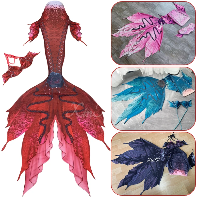 Marine Aquarium - Traje de cola de sirena, estilo