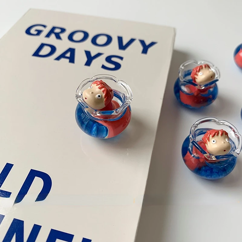 Marine Fish Tank - Imán para Refrigerador con Diseño de