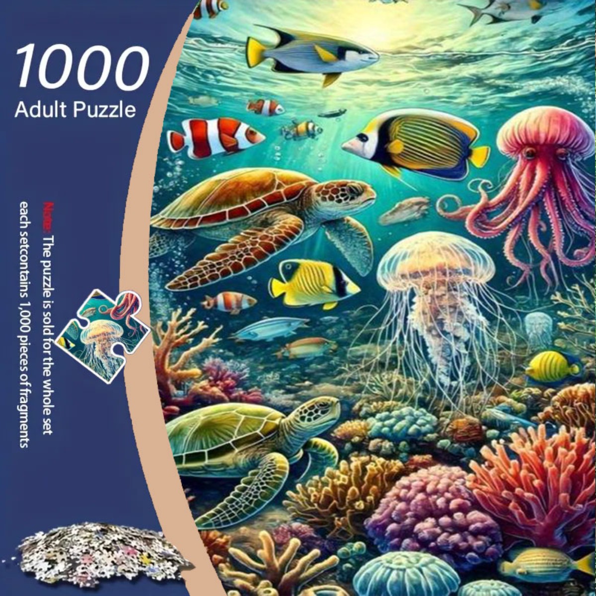 Marine Coral - Rompecabezas del mundo de fantasía subacuática