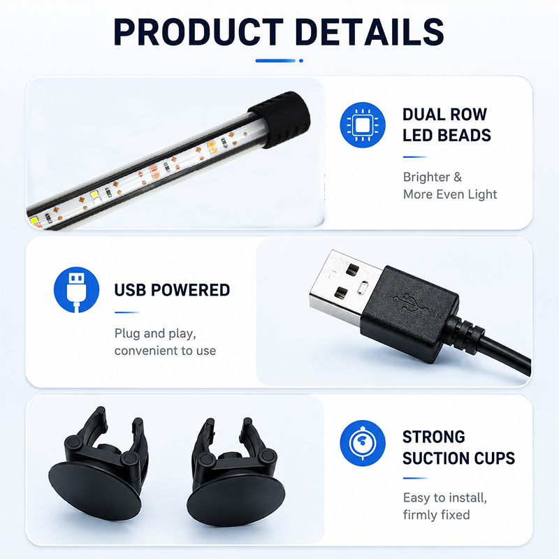 Tira de luces LED para acuario - Aquarium Marine Lights reseña y precio