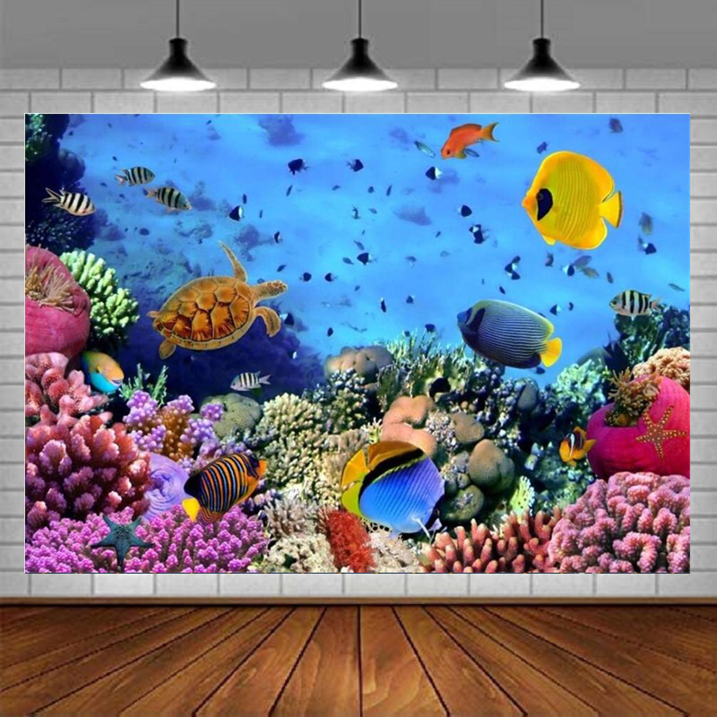 Fondo Fotográfico del Mundo Su - Aquarium Marine World reseña y precio