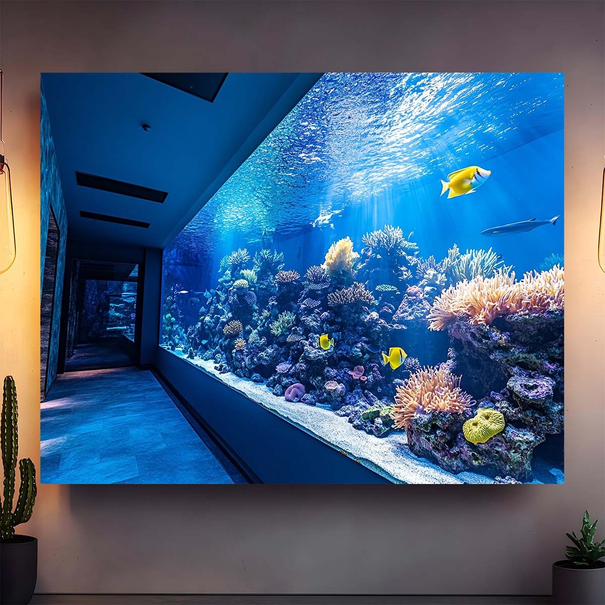 Tapiz Vibrante de Acuario Subm - Reef Aquarium reseña y precio