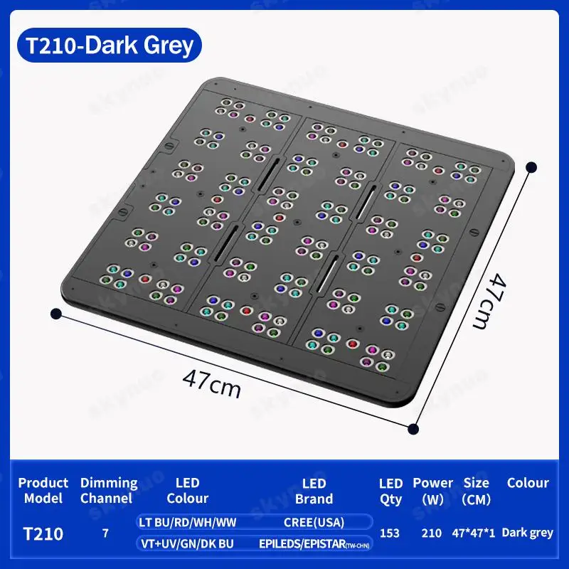 TLF KASSRAY T210 210W cobertur - Reef Lighting reseña y precio