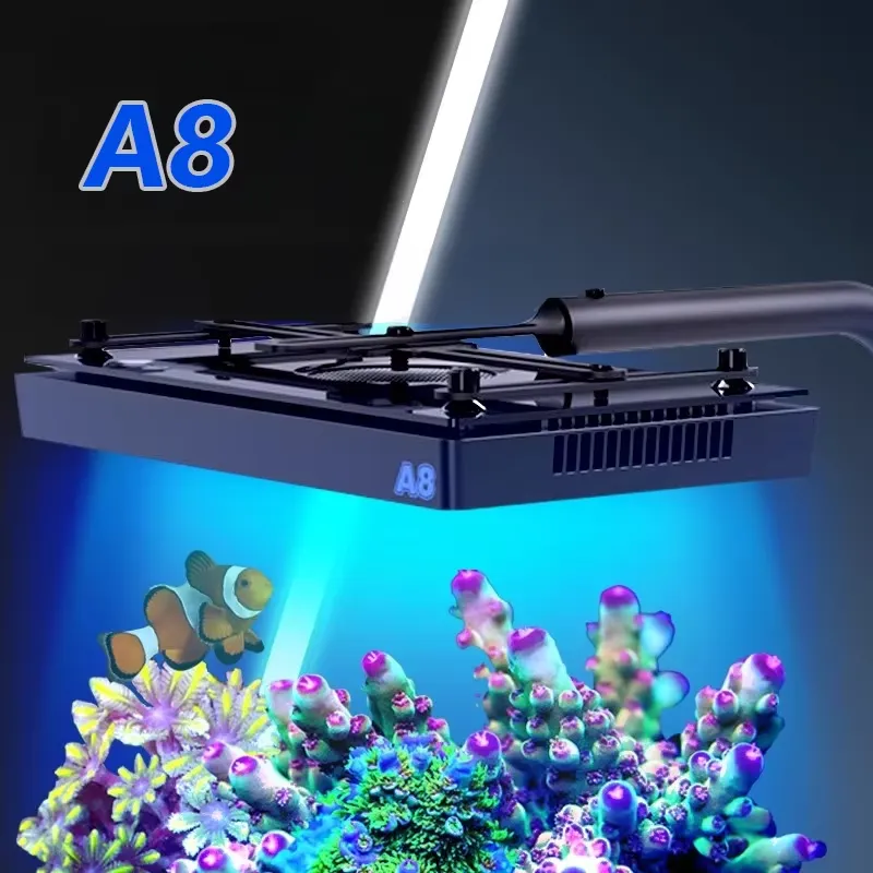 Lámpara LED Marina A8SE II Max - Marine Fish Tank reseña y precio
